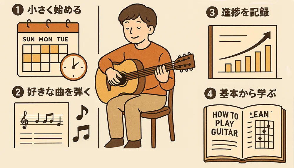 Guitar Struggles ギター初心者の「挫折ポイント」